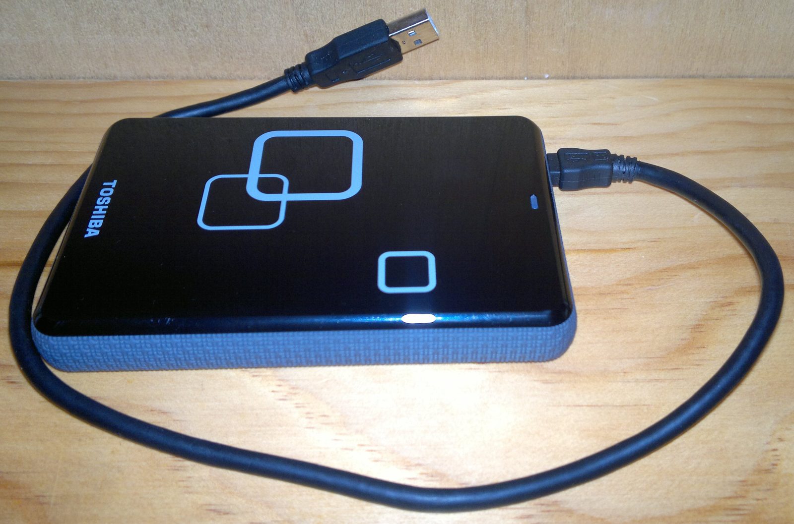 External USB hard drive used for backup and storage